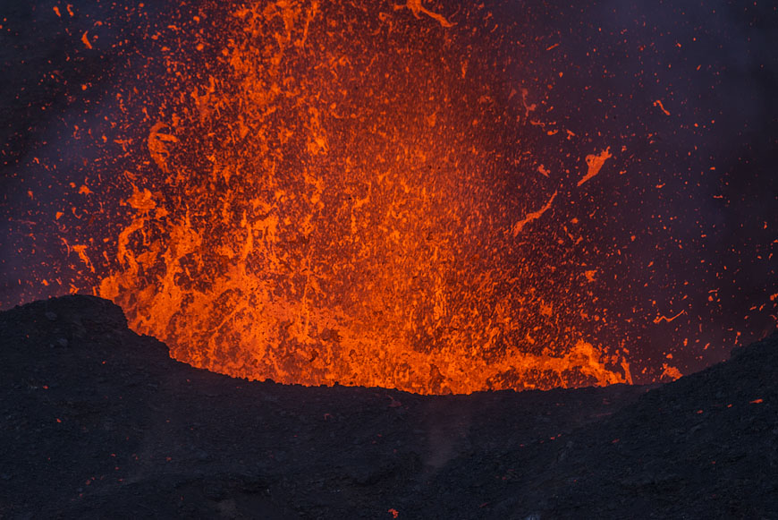 Photo of the Day - by Martin Rietze: Bursting lava bubble, Fogo volcano ...